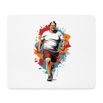 Humorous Father Saying Perfect Style - Mouse Pad (horizontal) - white - Front