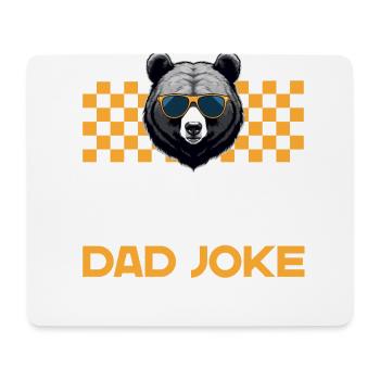 Witze Meister Lustiger Vater Perfekter Style - Mousepad (Querformat) - Weiß - Vorne