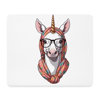 Une maman licorne licornes mère aimante - Tapis de souris (format paysage) - blanc - Devant