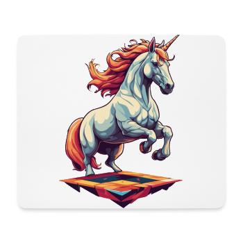 Lustige Einhörner Einzigartiges Geburtstag Motiv - Mousepad (Querformat) - Weiß - Vorne