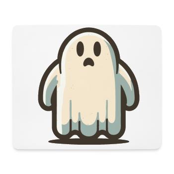Drôle Vintage Fantôme Rétro Art Style Halloween - Tapis de souris (format paysage) - blanc - Devant