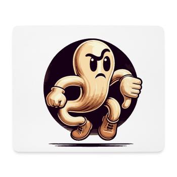 Cool Ghost Gives Thumbs Down Halloween Party - Mousepad (Querformat) - Weiß - Vorne