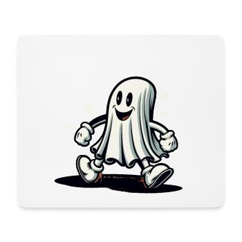 Funny Vintage Ghost Retro Art Style Halloween - Mousepad (Querformat) - Weiß - Vorne