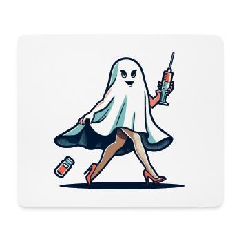 Lustige Krankenschwester Halloween Party Kostüm - Mousepad (Querformat) - Weiß - Vorne