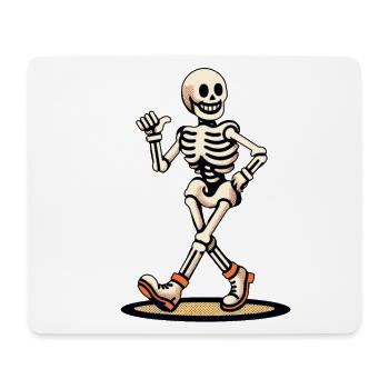 Décoration de costume d’Halloween de dessin animé rétro drôle - Tapis de souris (format paysage) - blanc - Devant