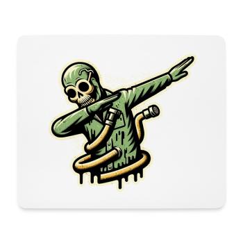 Dabbender Zombie Lustiges Dabbing Design Lustige - Mousepad (Querformat) - Weiß - Vorne
