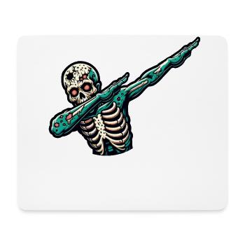 Dabbender Zombie Lustiges Dabbing Design - Mousepad (Querformat) - Weiß - Vorne