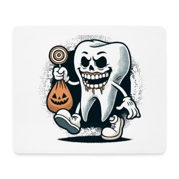 Undead Zombie Tooth Halloween Costume Decoration - Mouse Pad (horizontal) - white - Front