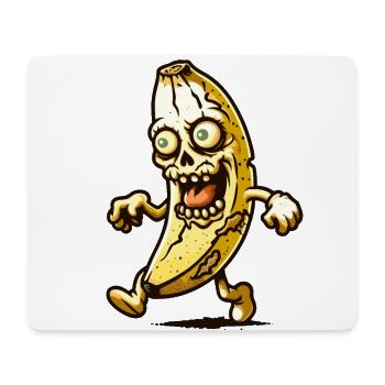 Zombie Banane Halloween Kostüm Deko - Mousepad (Querformat) - Weiß - Vorne