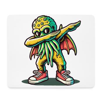 Funny Dabbing Cthulhu Dabbing Design - Mouse Pad (horizontal) - white - Front