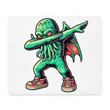 Funny Dabbing Cthulhu Dabbing Design - Mouse Pad (horizontal) - white - Front