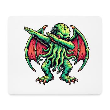 Funny Dabbing Cthulhu Dabbing Design - Mouse Pad (horizontal) - white - Front