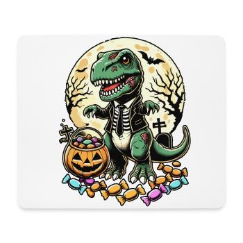 Drôle T-Rex Zombie Menteur Bonbons - Tapis de souris (format paysage) - blanc - Devant
