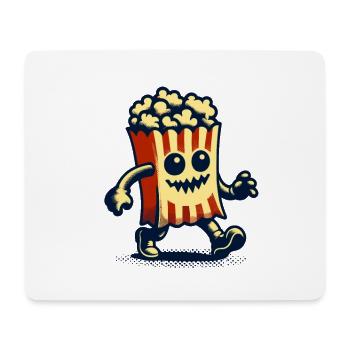 Scary popcorn for scary movies Halloween - Mouse Pad (horizontal) - white - Front