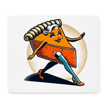 Pumpkin Pie Ghoul Delicious Halloween Design - Mouse Pad (horizontal) - white - Front