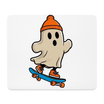 Skateboarding Gespenstische Party Skateboarder - Mousepad (Querformat) - Weiß - Vorne