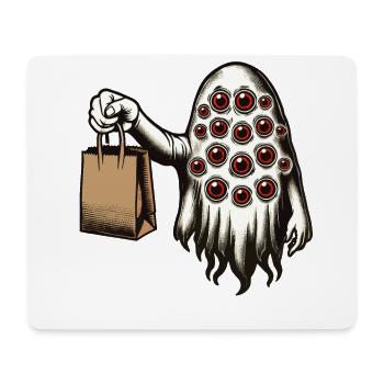 Gespenstische Party Trick Or Treat Halloween - Mousepad (Querformat) - Weiß - Vorne
