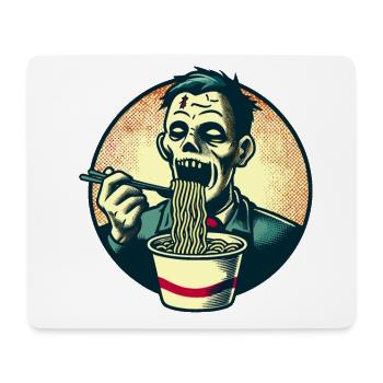 Zombie Ramen Nudeln Für Gruselfilme Japanisches - Mousepad (Querformat) - Weiß - Vorne