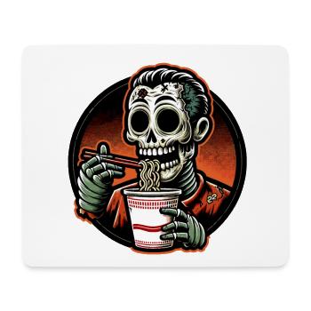 Zombie Ramen Nudeln Für Gruselfilme Japanisches - Mousepad (Querformat) - Weiß - Vorne