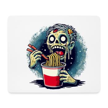 Nouilles Ramen Zombie Pour Films D’horreur Japonais - Tapis de souris (format paysage) - blanc - Devant