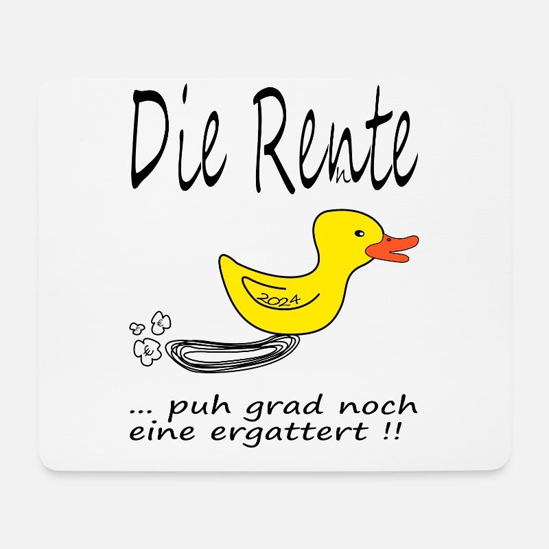 rEnte 2024 - Mousepad (Querformat) - Weiß