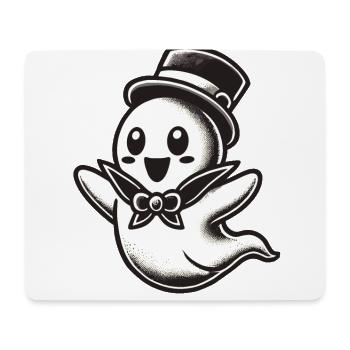 Funny Magician Ghost Cute Halloween - Mouse Pad (horizontal) - white - Front