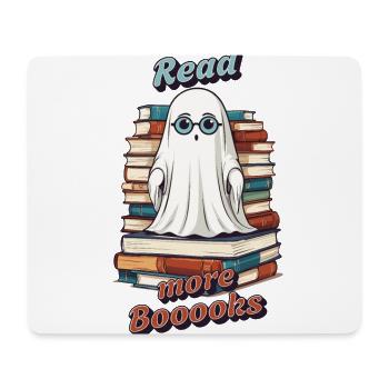 Niedliches Buchliebhaber Gespenst lustiger Spruch - Mousepad (Querformat) - Weiß - Vorne