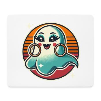 Drôle Glamour Goule Flashy Halloween - Tapis de souris (format paysage) - blanc - Devant