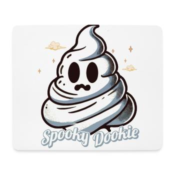 Funny Spooky Dookie Poop Pile Ghost - Mouse Pad (horizontal) - white - Front