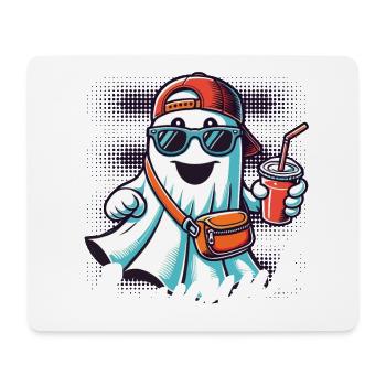 Unheimliches Halloween Gespenst Bruh - Mousepad (Querformat) - Weiß - Vorne