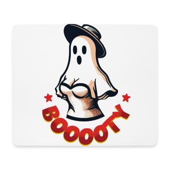Lustiges Halloween Vintage retro Booty Geist Spaß - Mousepad (Querformat) - Weiß - Vorne