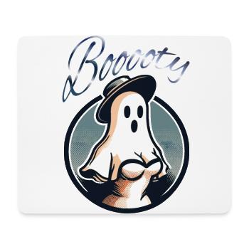 Lustiges Halloween Booty Geistermotiv - Mousepad (Querformat) - Weiß - Vorne