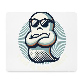 Funny Halloween Ghost: This Is Boo Sheet - Mouse Pad (horizontal) - white - Front