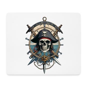 Pirate Flags Skull Jolly Roger Pirate Costume - Mouse Pad (horizontal) - white - Front