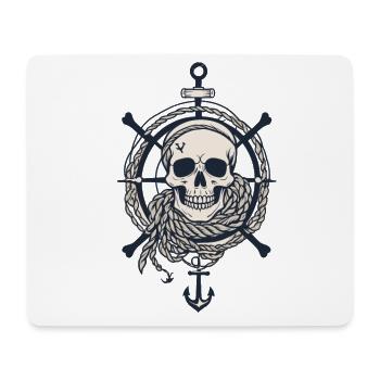 Pirate Flags Skull Jolly Roger Pirate Costume - Mouse Pad (horizontal) - white - Front