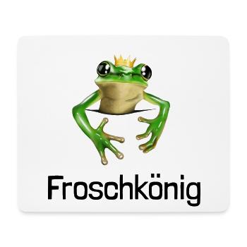 Little cute frog - frog prince - Mouse Pad (horizontal) - white - Front