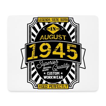 1945 AUGUST - Tapis de souris (format paysage) - blanc - Devant