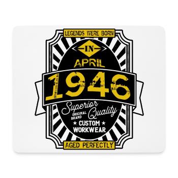 1946 APRIL - Mouse Pad (horizontal) - white - Front