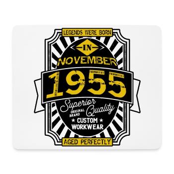 1955 NOVEMBER - Tapis de souris (format paysage) - blanc - Devant