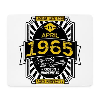 1965 APRIL - Mouse Pad (horizontal) - white - Front
