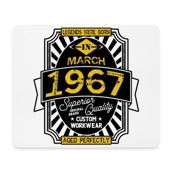 1967 MARCH - Mouse Pad (horizontal) - white - Front