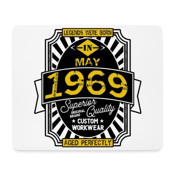 1969 MAY - Mouse Pad (horizontal) - white - Front