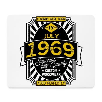 1969 JULI - Mousepad (Querformat) - Weiß - Vorne