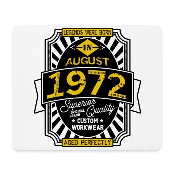1972 AUGUST - Tapis de souris (format paysage) - blanc - Devant