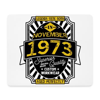 1973 NOVEMBER - Mouse Pad (horizontal) - white - Front