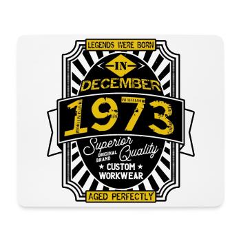 1973 DECEMBER - Mouse Pad (horizontal) - white - Front