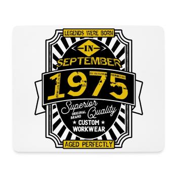 1975 SEPTEMBER - Tapis de souris (format paysage) - blanc - Devant