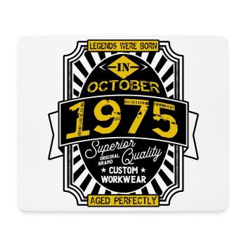 1975 DECEMBER - Tapis de souris (format paysage) - blanc - Devant