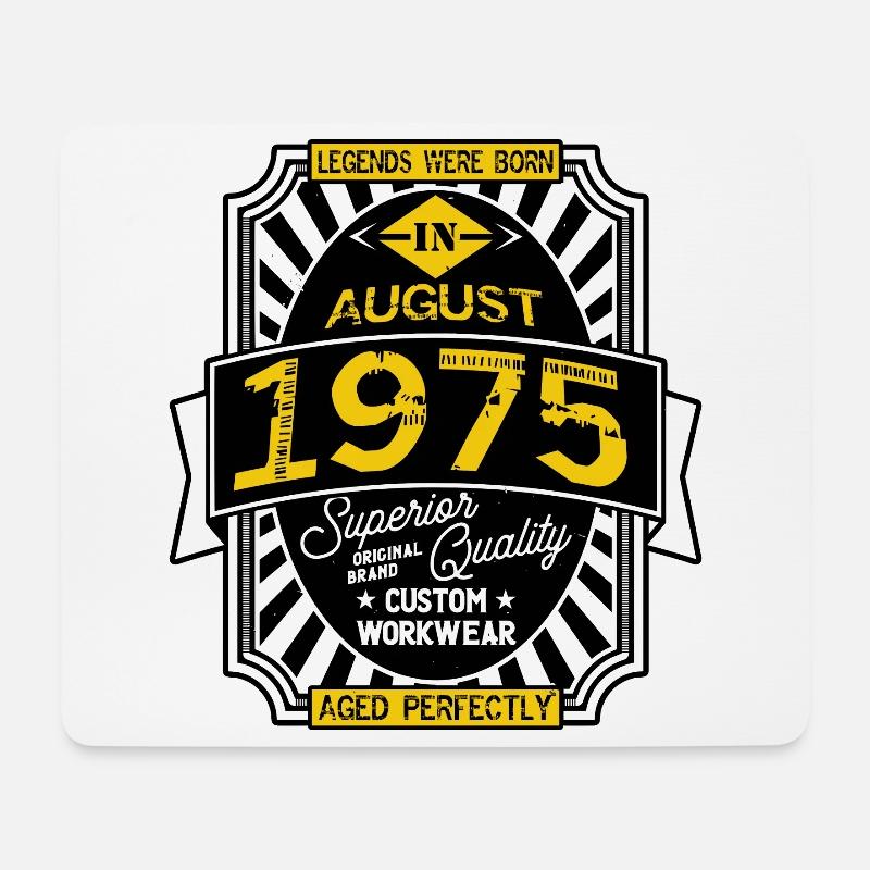 1975 AUGUST - Mouse Pad (horizontal) - white