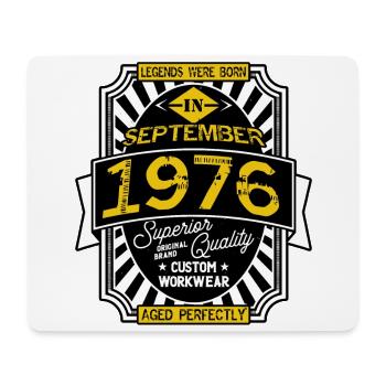 1976 SEPTEMBER - Mouse Pad (horizontal) - white - Front